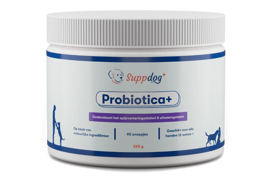 De Probiotica+ van SuppDog voor een goede darmgezondheid 