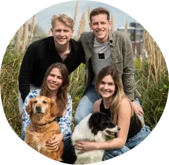Suppdog team with their lovely dogs